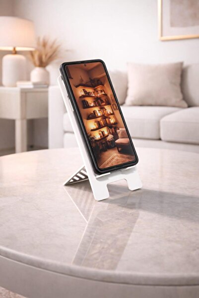 LAZORİAE Premium Metal Telefon Standı – Masaüstü Kaymaz Tabanlı Şık Telefon T...
