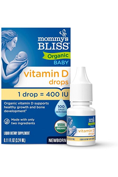 Mommy's Bliss فيتامين د، قطرات، للمواليد الجدد فما فوق، 0.11 أونصة سائلة - 3.24