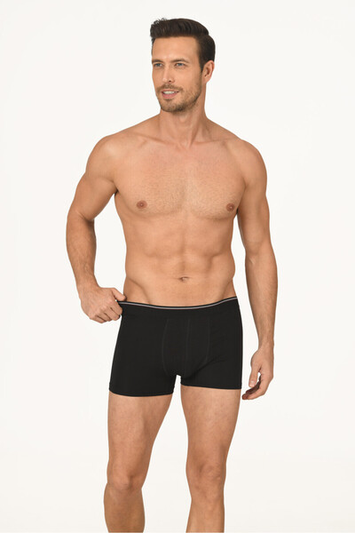 NBB Men's black 6-pack boxer briefs