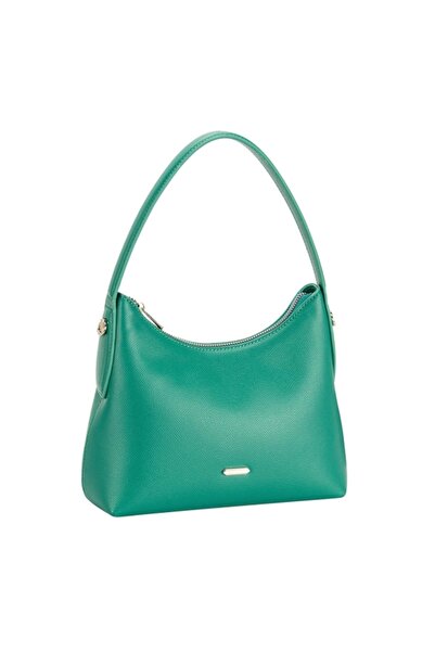 David Jones حقيبة كتف نسائية بحزام أخضر