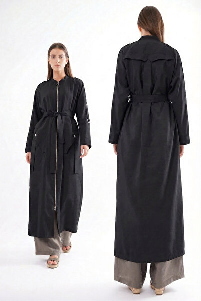 Ceremony Safari Cap Jacket with Snap Fastener Detail on the Sleeve and Front ...