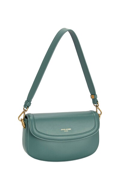 David Jones حقيبة كتف نسائية باللون الأخضر