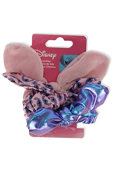 Lilo & Stitch Set of 3 hair elastics with bows, Pink