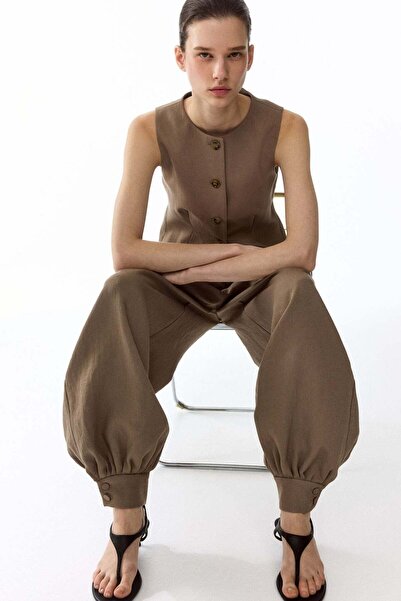 H&M Balloon-leg twill trousers