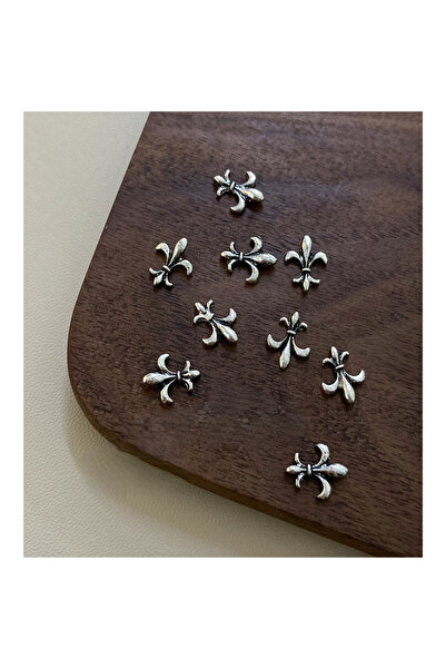 delis 3D Marquise Nail Art Decoration, Silver