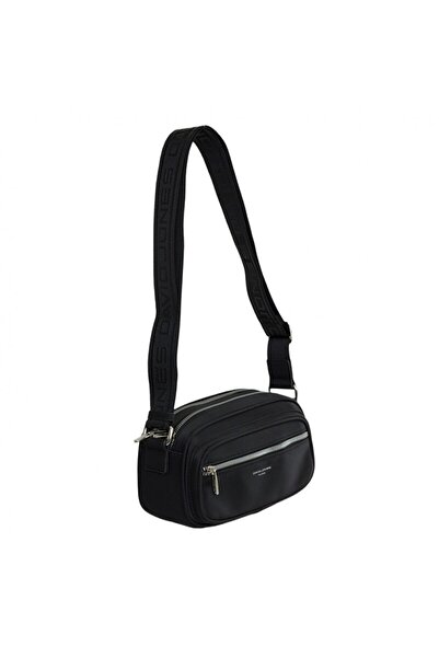 David Jones حقيبة كتف نسائية باللون الأسود