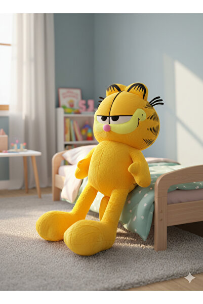 Empressco Garfield Peluş Oyuncak 75 cm Büyük Boy Lisanslı Görünümlü Yumuşak P...