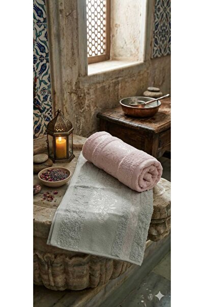 A.Z.H. Bienna 2Nd Set Super Luxury Miss Bamboo 50X90Cm. Hand and Face Towel S...