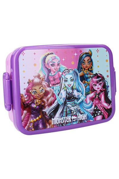 MONSTER HIGH ορθογώνιο κουτί σάντουιτς, 16x13x5 εκ. Μωβ