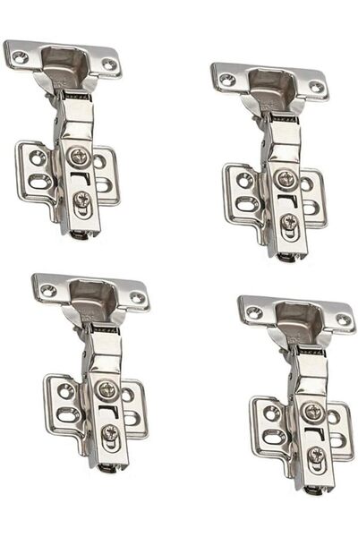 NUZAMAS 4 مفصلات أبواب قياسية بإغلاق ناعم، مفصلات أبواب خزائن المطبخ، مفصلات ...