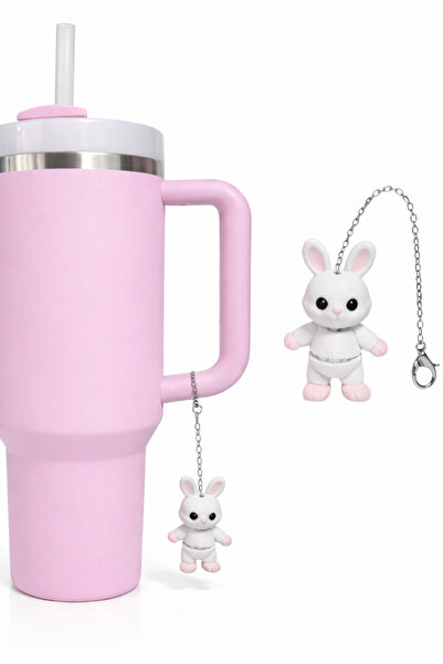 Stanley Compatible Quencher Thermos Accessory Charm Figure with Clip