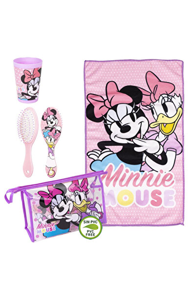 Minnie Mouse Geantă Disney pentru copii cu accesorii 23 x 8 x 15 cm violet