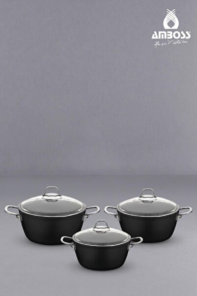 Amboss Dark 6 Piece Cookware Set