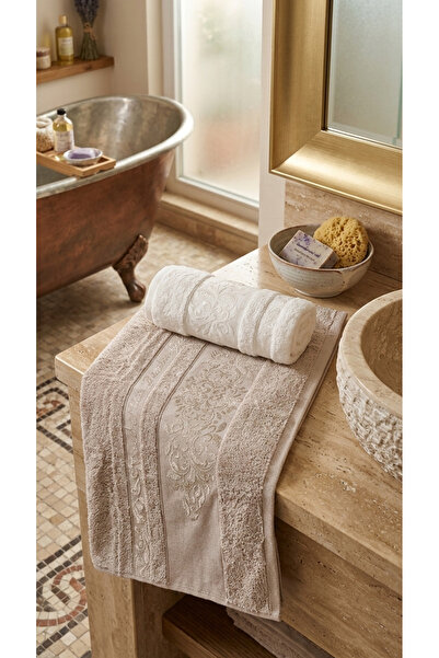 A.Z.H. Bienna 2Nd Set Super Luxury Miss Bamboo 50X90Cm. Hand and Face Towel S...