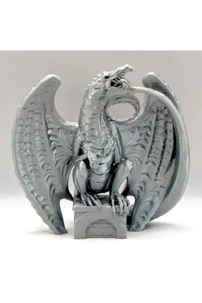 Fresh Candles Statuette – Winged Dragon