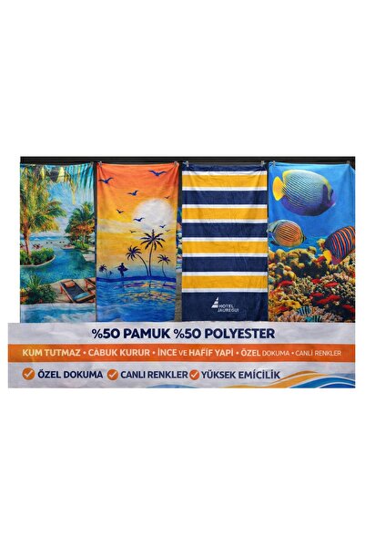 Bilmar Beach Towel 70 X 140 cm Sand-Repellent - Lightweight and Highly Absorb...