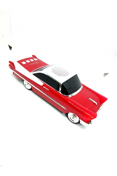 GoldKama 1950s Amerikan Nostaljik Araba Bluetoothlu AUX Radyo Hoparlör -Dekoratif Vintage Hediyelik