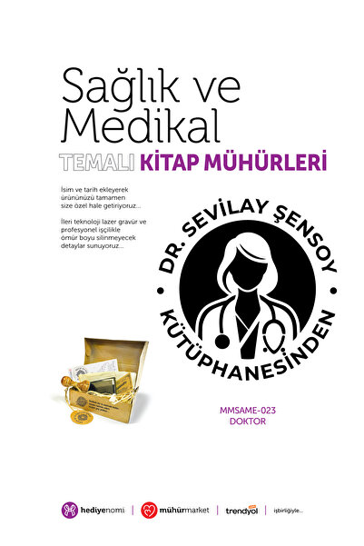 HEDİYENOMİ MühürMarket > ختم كتاب الطبيب الصحي والطبي - ختم الكتاب > MMSAME-023