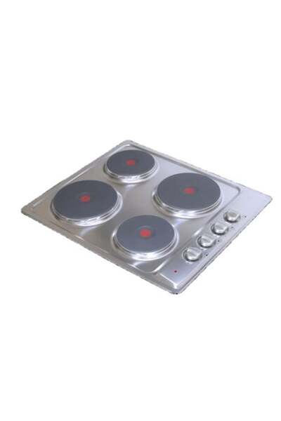 Kitchen Line موقد كهربائي بأربعة شعلات - 60 سم - إيطالي - ستانلس ستيل - E4010