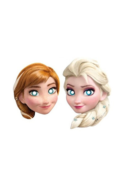 Disney Frozen Set de 6 măști de petrecere pentru copii, Frozen II Wind Spirit...