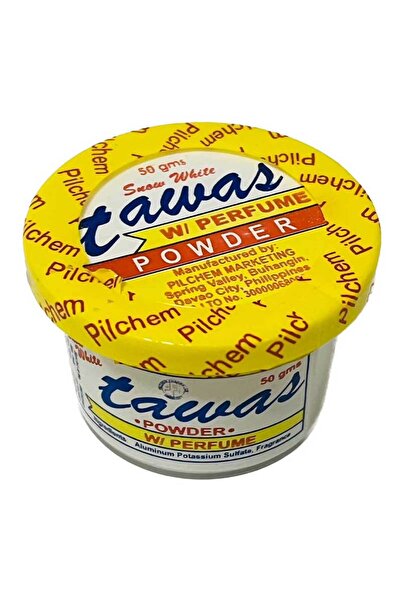 Tawas مسحوق أصفر 50 غرام