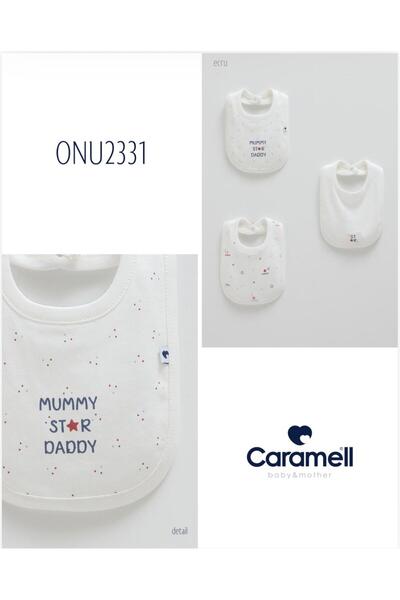 Caramell Baby Food Bib Mummy Star 3-Piece Set