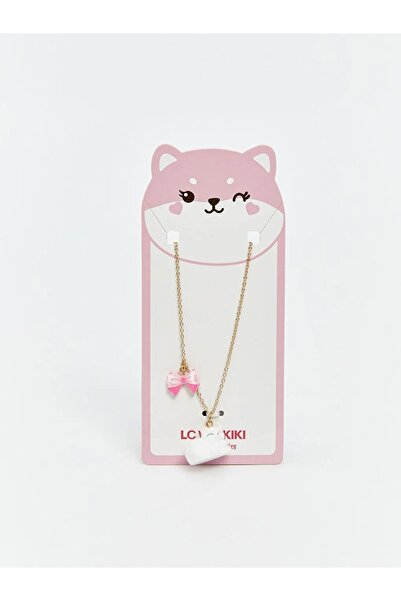 LC Waikiki LCW ACCESSORIES Karışık Fiyonk Detaylı Kız Çocuk Kolye