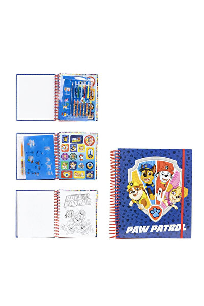 PAW PATROL Caiet de activități cu 12 pagini de colorat albastre