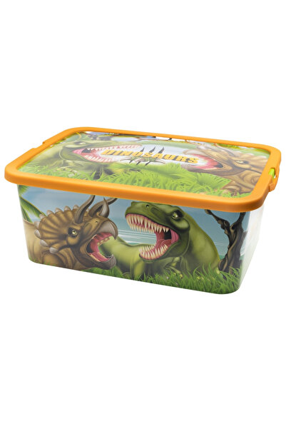 JURASSIC WORLD Cutie de depozitare pentru jucării cu dinozauri, 15x38,7x28,7 ...