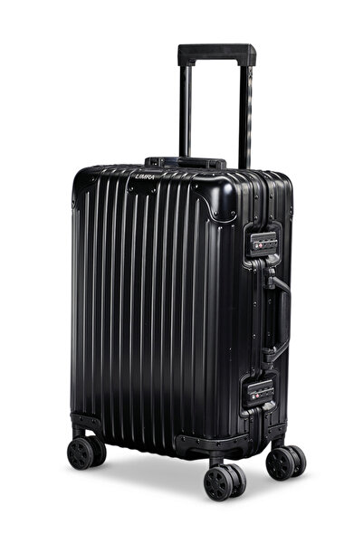 LİMRA 20-inch aircraft cabin luggage Bag made of full aluminum, black color