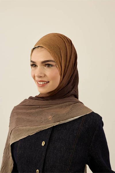 Modakaşmir Σάλι με σχέδιο ντεγκραντέ Aya Kraş