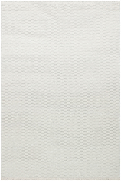 Cool Halı Nocturn Beyaz Kaymaz Simli Sade Desenli Kesme Pati Dostu Makinede Y...