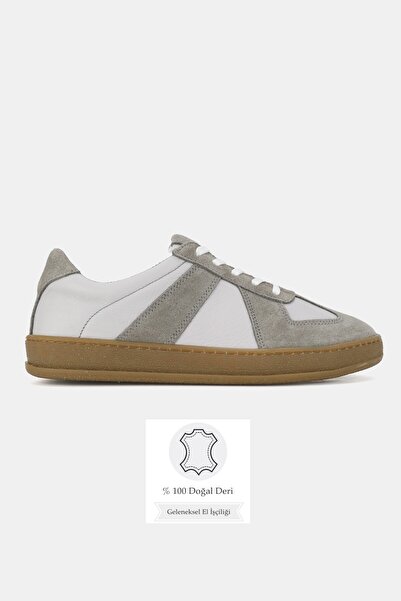 TUNAELLİ Pantofi pentru femei, gri, mărimea S piele întoarsă din piele natura...