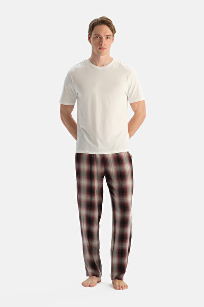 Dagi Multicolor Plaid Woven Trousers