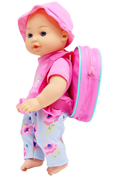 Hello Sweet Baby دمية رفيقة النزهة – دمية أرجوانية مقاس 12 بوصة مع مجموعة نزهة