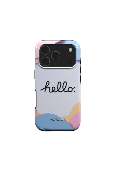 Mobcos iPhone 17 Pro Max Hybrid 2-Layer Hard Shell+Silicone Protective Case-S...