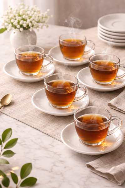 Dania 🏺 Multi-purpose porcelain dinnerware set – 12 pieces | 11.5 cm size ✨🤍