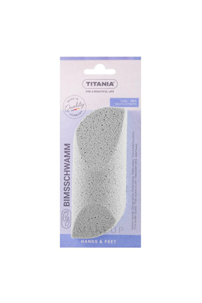 TİTANİA PUMICE SPONGE HAND/FEET HANDY SHAPED ON SKIN CARD