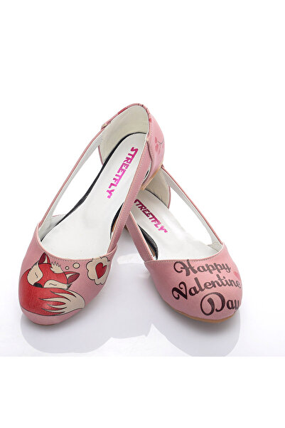 Streetfly Многоцветни дамски балерини с мотив за Свети Валентин