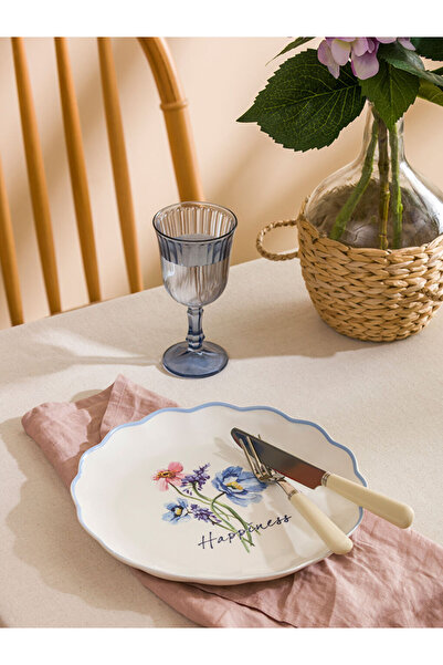 LC Waikiki Freezen Store'dan I Çiçek Baskılı Porselen Servis Tabağı 26 cm