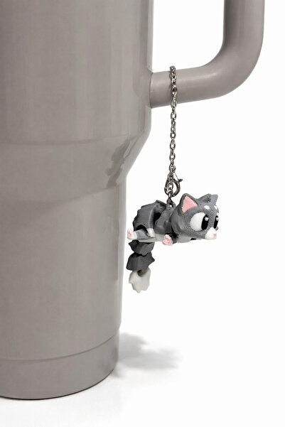 Stanley Compatible Quencher Thermos Accessory Charm Figure with Clip