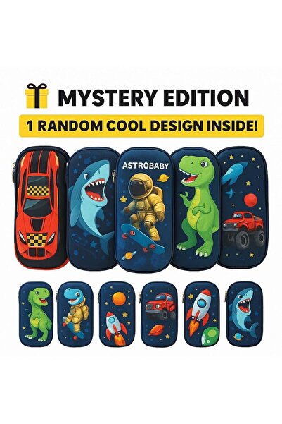 Cocobee Mystery Pencil Case for Boys – 1 Random Cool Design