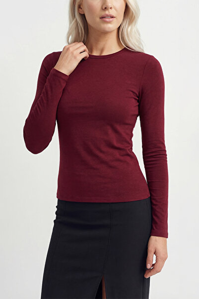 Abruzzo Crew Neck Long Sleeve Body Ultra Soft Basic Slim Fit