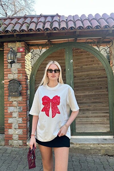 lizge giyim Cycling T-Shirt with Butterfly Embroidery