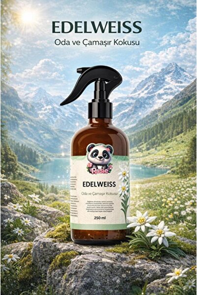 Rosie Edelweiss Sprey Oda ve Giysi Kokusu 250 ml, Alp Çiçeklerinin Ferah Zarafeti