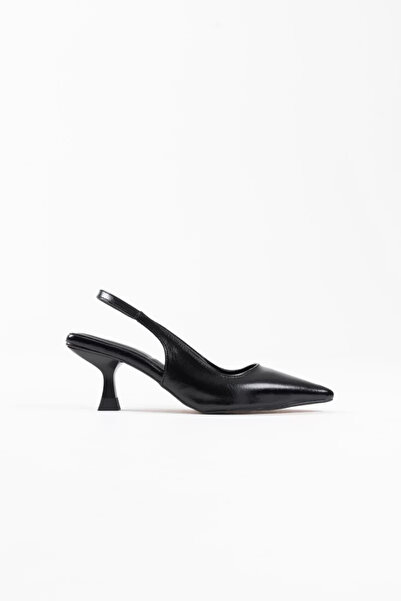 Belinora Pantofi cu toc înalt din piele lăcuită, negri, pentru femei, TR08MS08C