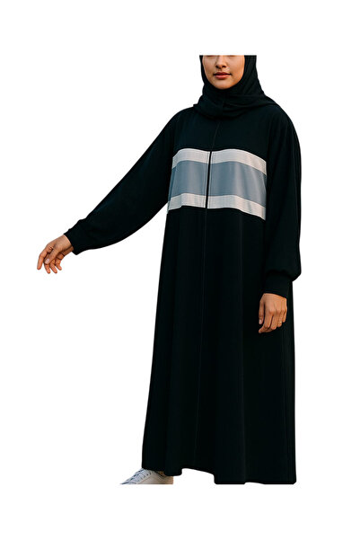 ABAYA Rotella Women’s Zip Front Sport with Hood – Long Sleeve Islamic for Dai...
