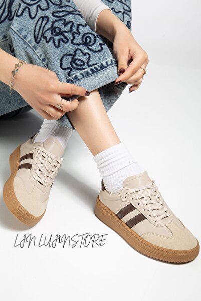 ljn lujinstore Luji̇nstore Women's Comfort Fit Women's Soft D Leather S Sneak...