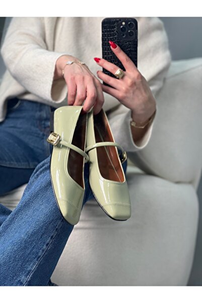 LUDA Kadın Rugan Babet – Tokalı Mary Jane Babet Ayakkabı
