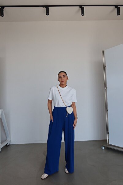Özge Özgenç High Waist Elastic Waist Sweatpants